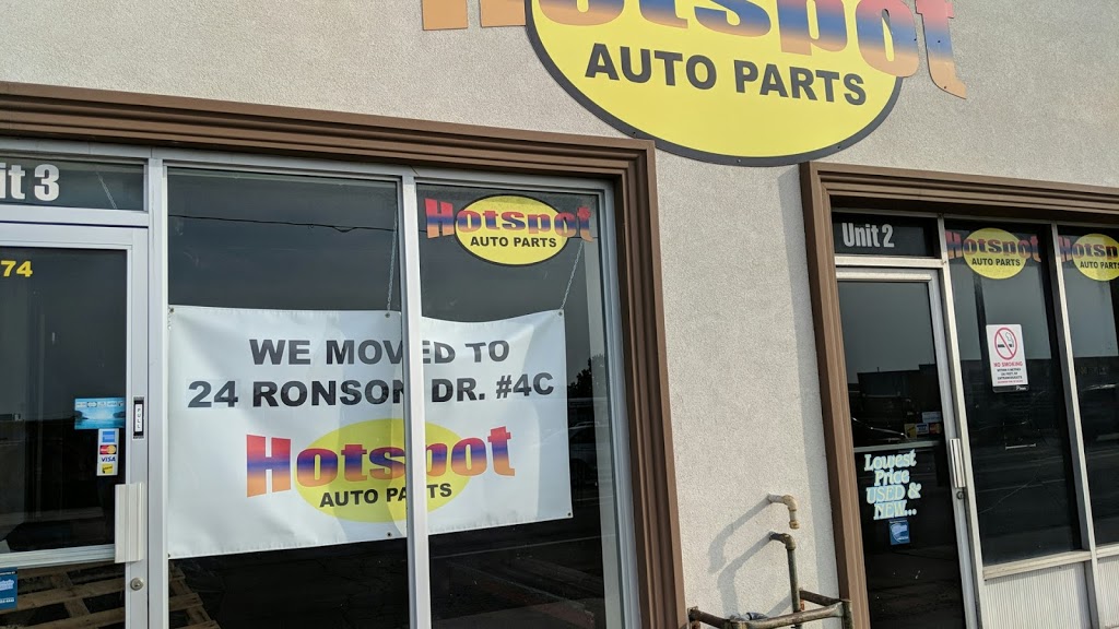 Hot Spot Auto Parts | 24 Ronson Dr, Etobicoke, ON M9W 1A1, Canada | Phone: (416) 766-2109