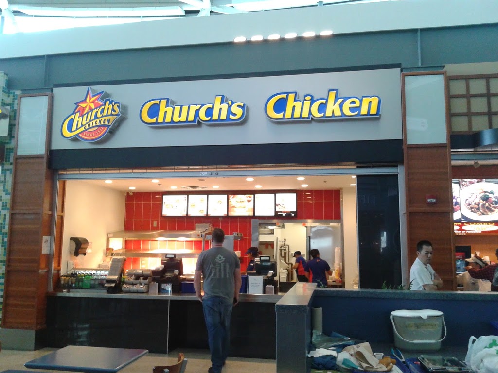 Churchs Chicken | Vancouver International Airport (YVR), 3883 Grant McConachie Way, Richmond, BC V7B 1W2, Canada | Phone: (604) 278-8608