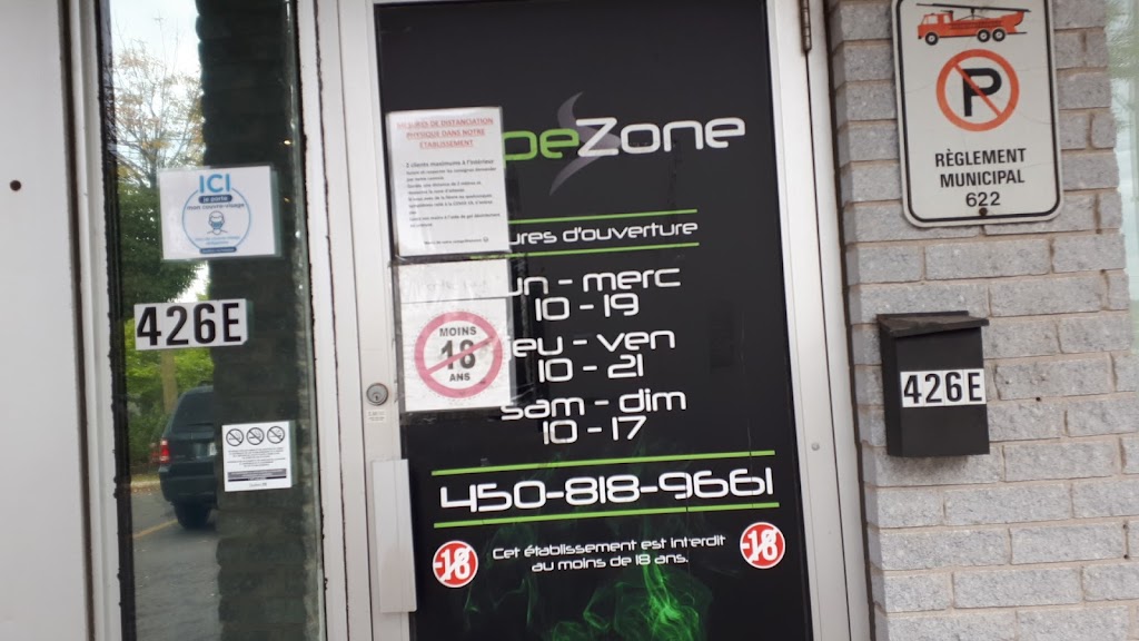 Vapezone bois-des-filion | 426 Bd Adolphe-Chapleau, Bois-des-Filion, QC J6Z 1J2, Canada | Phone: (450) 818-9661