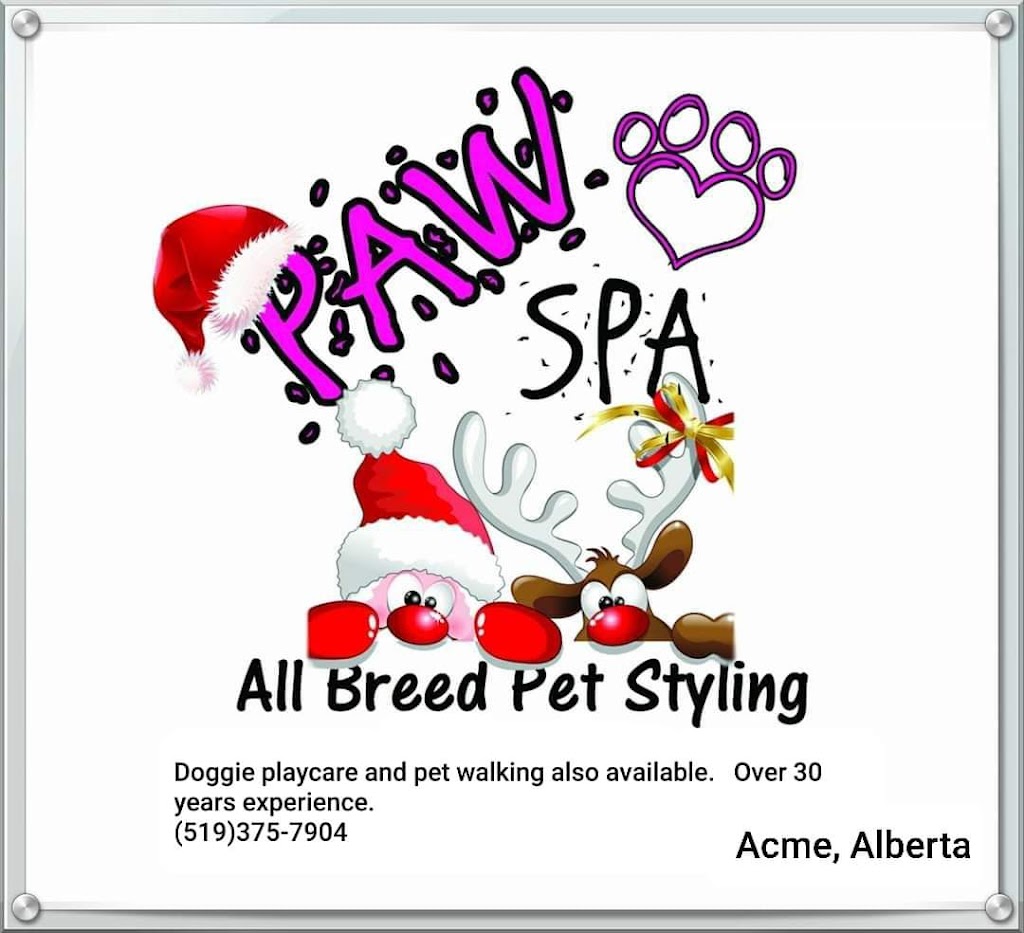 Paw Spa Grooming and Playcare | 530 Wheeler Ave, Acme, AB T0M 0A0, Canada | Phone: (519) 375-7904