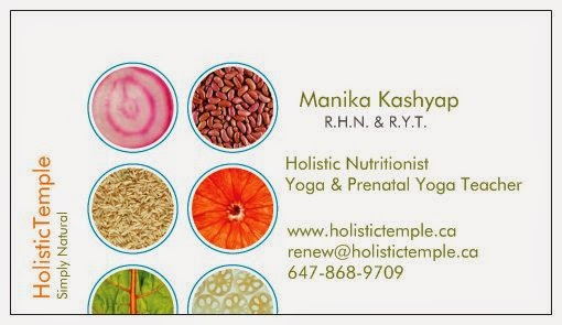 HolisticTemple.ca - Manika Kashyap - Holistic Nutritionist | 31 Pinecliff Ave, Markham, ON L6B 0K3, Canada | Phone: (647) 868-9709