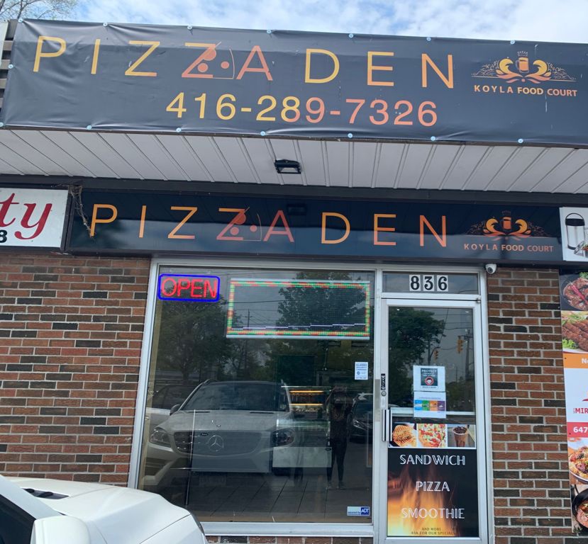 Pizza Den Koyla Food Court | 836 Markham Rd, Scarborough, ON M1H 2Y2, Canada | Phone: (416) 289-7326