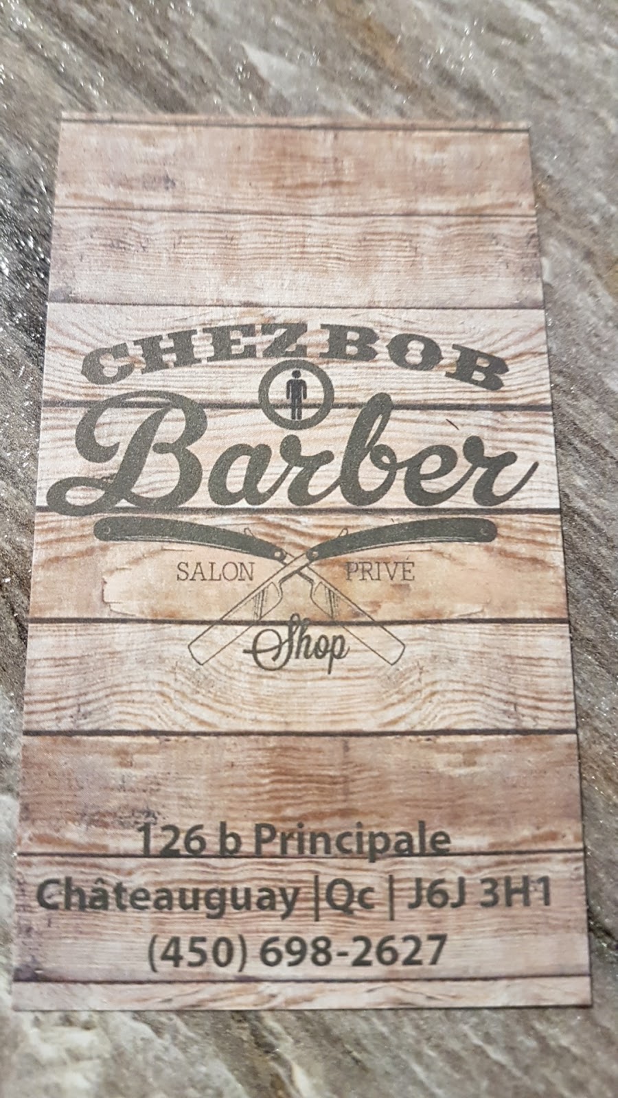 Chez Bob Barbershop | 126 Rue Principale, Châteauguay, QC J6J 3H1, Canada | Phone: (450) 698-2627