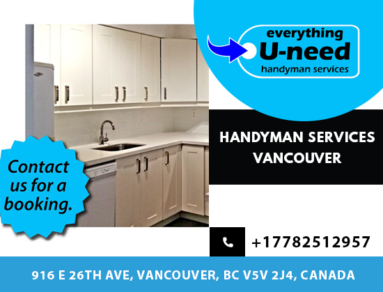 Everything U-need Handyman Services | 916 E 26th Ave, Vancouver, BC V5V 2J4, Canada | Phone: (778) 251-2957