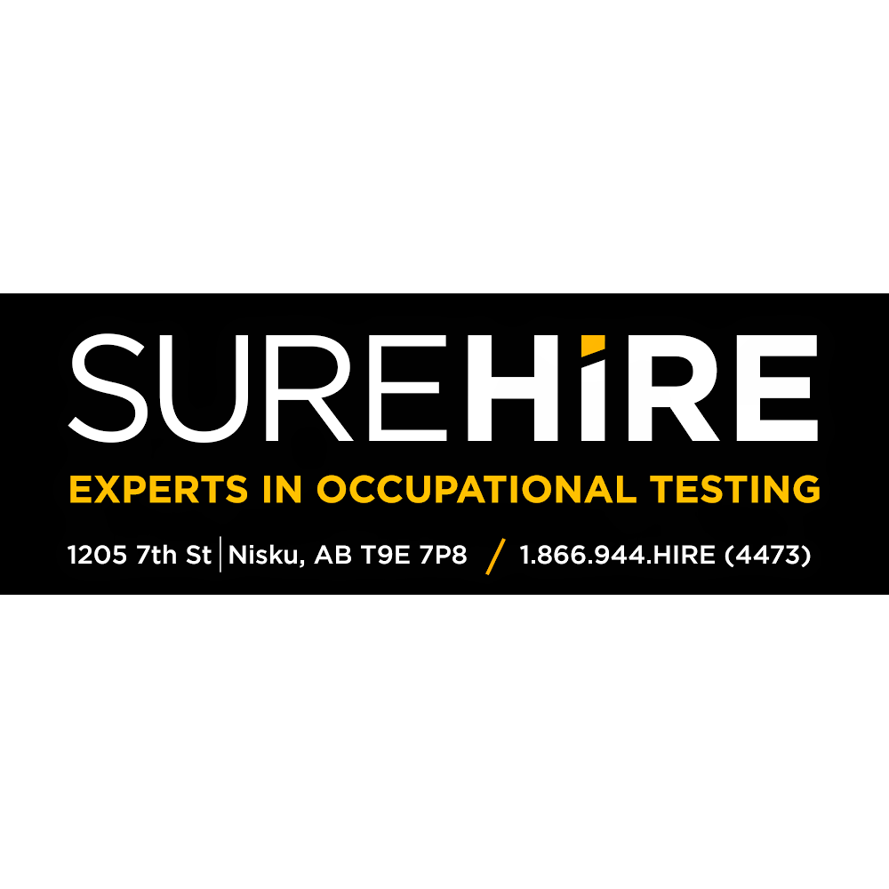 SureHire Occupational Testing Services | 7611 Sparrow Dr #105, Leduc, AB T9E 0H3, Canada | Phone: (866) 944-4473