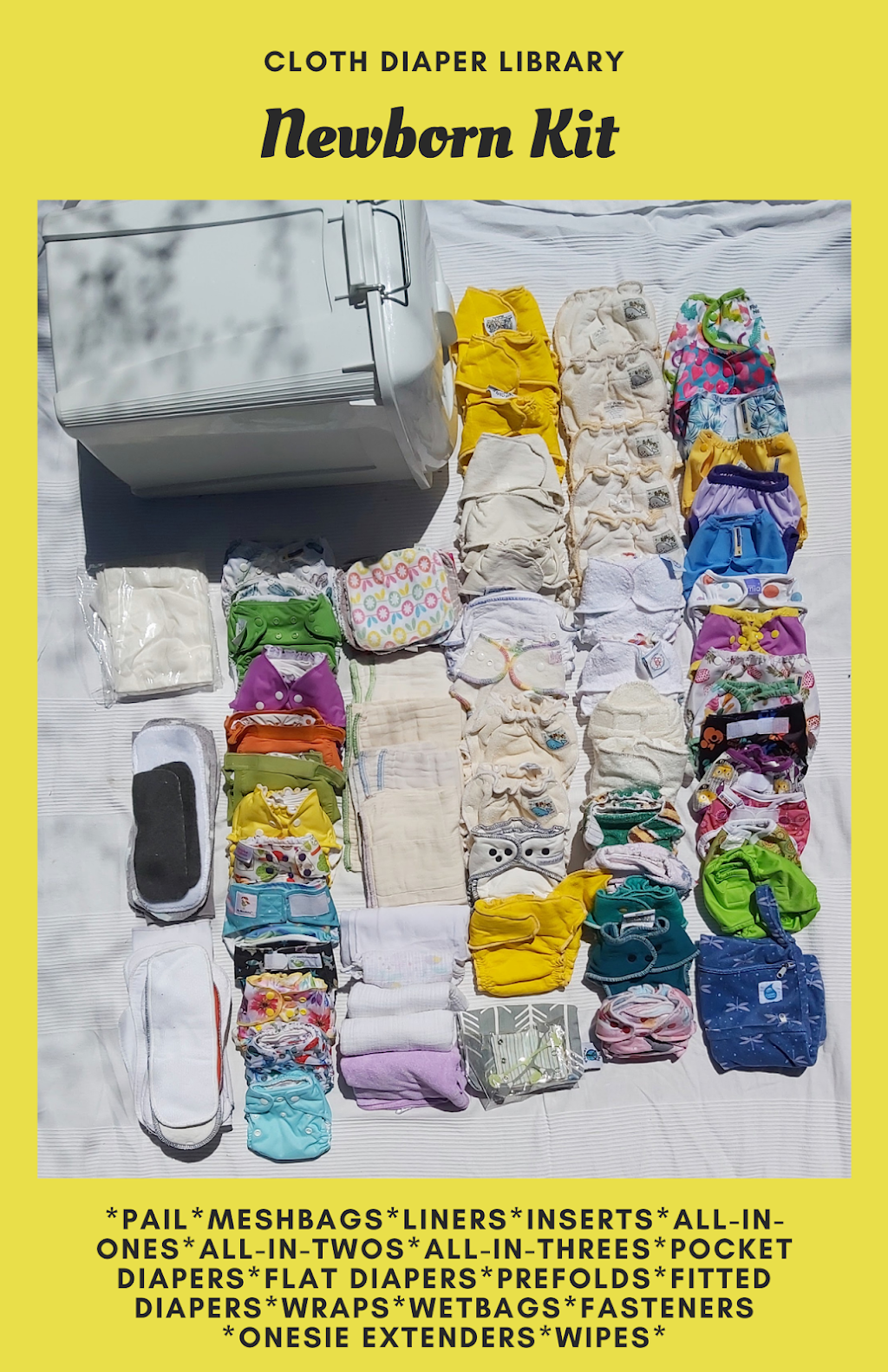 Cloth Diaper Library | Hazelwood Ct, Brampton, ON L6S 1B5, Canada | Phone: (365) 994-9010