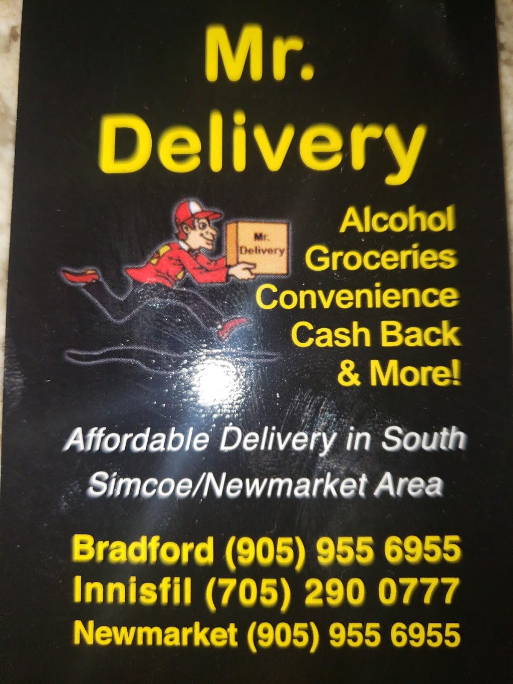 Mr Delivery Newmarket | 180 Green Ln E, East Gwillimbury, ON L9N 0A5, Canada | Phone: (905) 955-6955