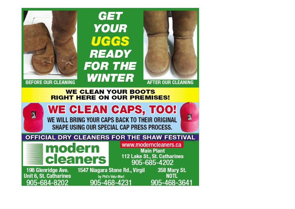 Modern Cleaners | 214 Glenridge Ave #6, St. Catharines, ON L2T 3J8, Canada | Phone: (905) 684-8202