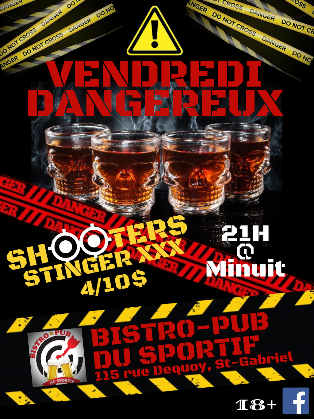 Bistro-Pub du Sportif | 115 Rue Dequoy, Saint-Gabriel-de-Brandon, QC J0K 2N0, Canada | Phone: (514) 913-5337