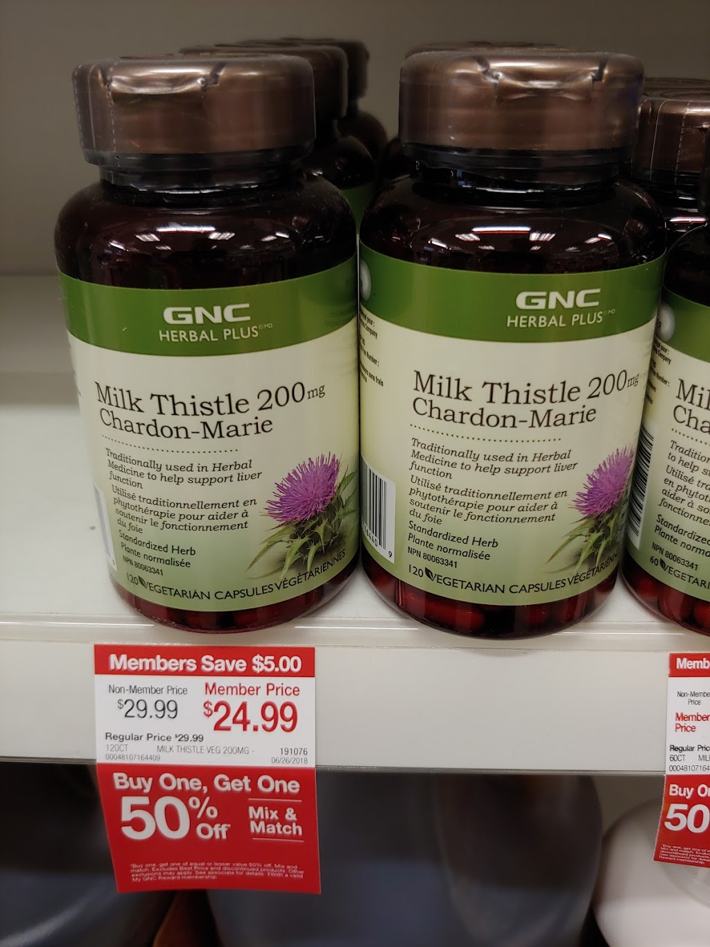 GNC | BURLINGTON MALL, 777 Guelph Line, Burlington, ON L7R 3N2, Canada | Phone: (905) 639-8800