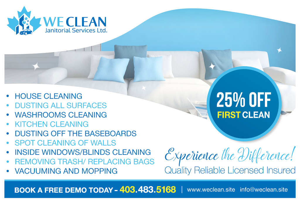 WeClean Janitorial Services | Hillcrest Rd SW, Airdrie, AB T4B 3W1, Canada | Phone: (403) 483-5168