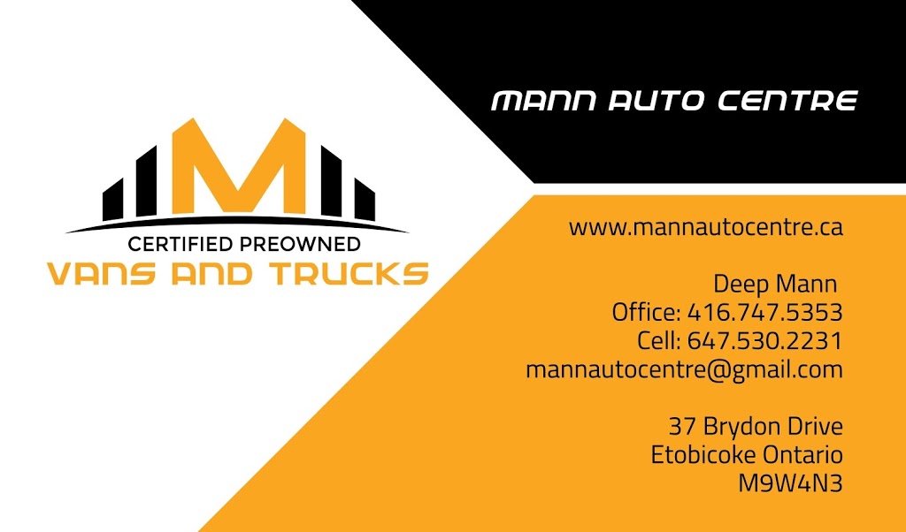 Mann Auto Centre | 37 Brydon Dr, Etobicoke, ON M9W 4N3, Canada | Phone: (416) 747-5353