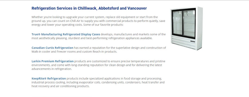 Chill-Air | 44125 Yale Rd, Chilliwack, BC V2R 3Z9, Canada | Phone: (604) 792-6783