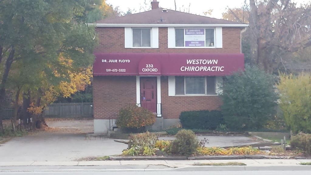 Westown Chiropractic - Dr. Julie Floyd | 232 Oxford St W, London, ON N6H 1S7, Canada | Phone: (519) 672-3322