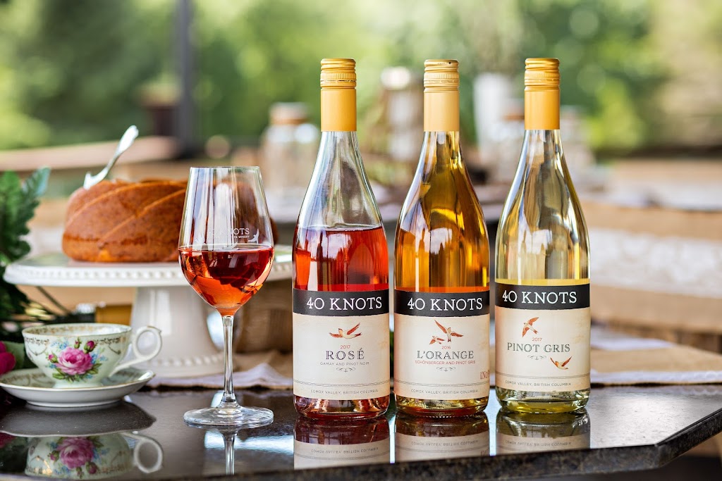 40 Knots Winery | 2400 Anderton Rd, Comox, BC V9M 4E5, Canada | Phone: (855) 941-8810