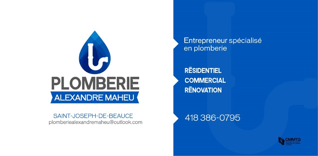 Plomberie Alexandre Maheu Inc. | 110 Rue du Vallon, Saint-Joseph-de-Beauce, QC G0S 2V0, Canada | Phone: (418) 386-0795