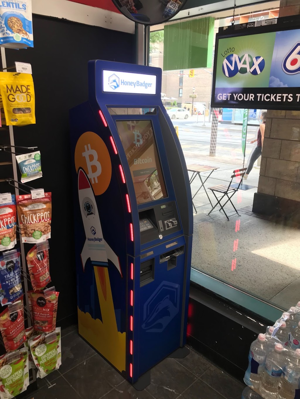HoneyBadger Bitcoin ATM at INS Market King Street | 92 King St E, Toronto, ON M5C 2V8, Canada | Phone: (855) 499-1149