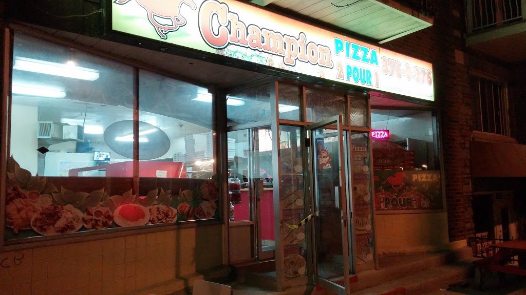 Champion Pizza - Rosemont | 3571 Rue Beaubien E, Montréal, QC H1X 1H1, Canada | Phone: (514) 376-0376