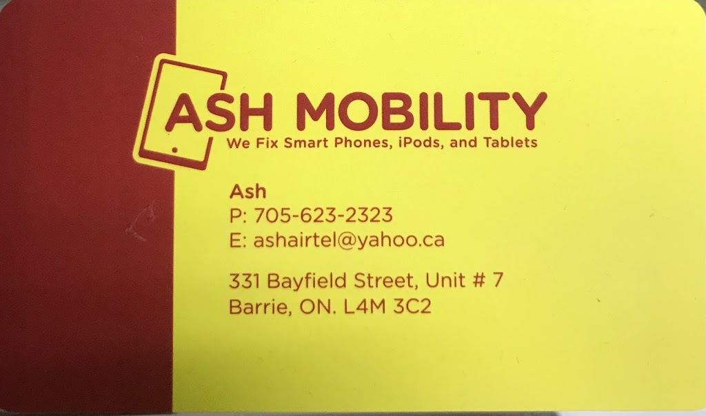 Ash Mobility | 331 Bayfield St Unit #7, Barrie, ON L4M 3C2, Canada | Phone: (705) 623-2323