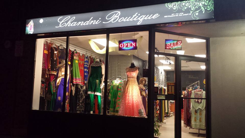 Chandni Boutique | 4800 Sheppard Ave E #119, Scarborough, ON M1S 4N5, Canada | Phone: (647) 713-0739