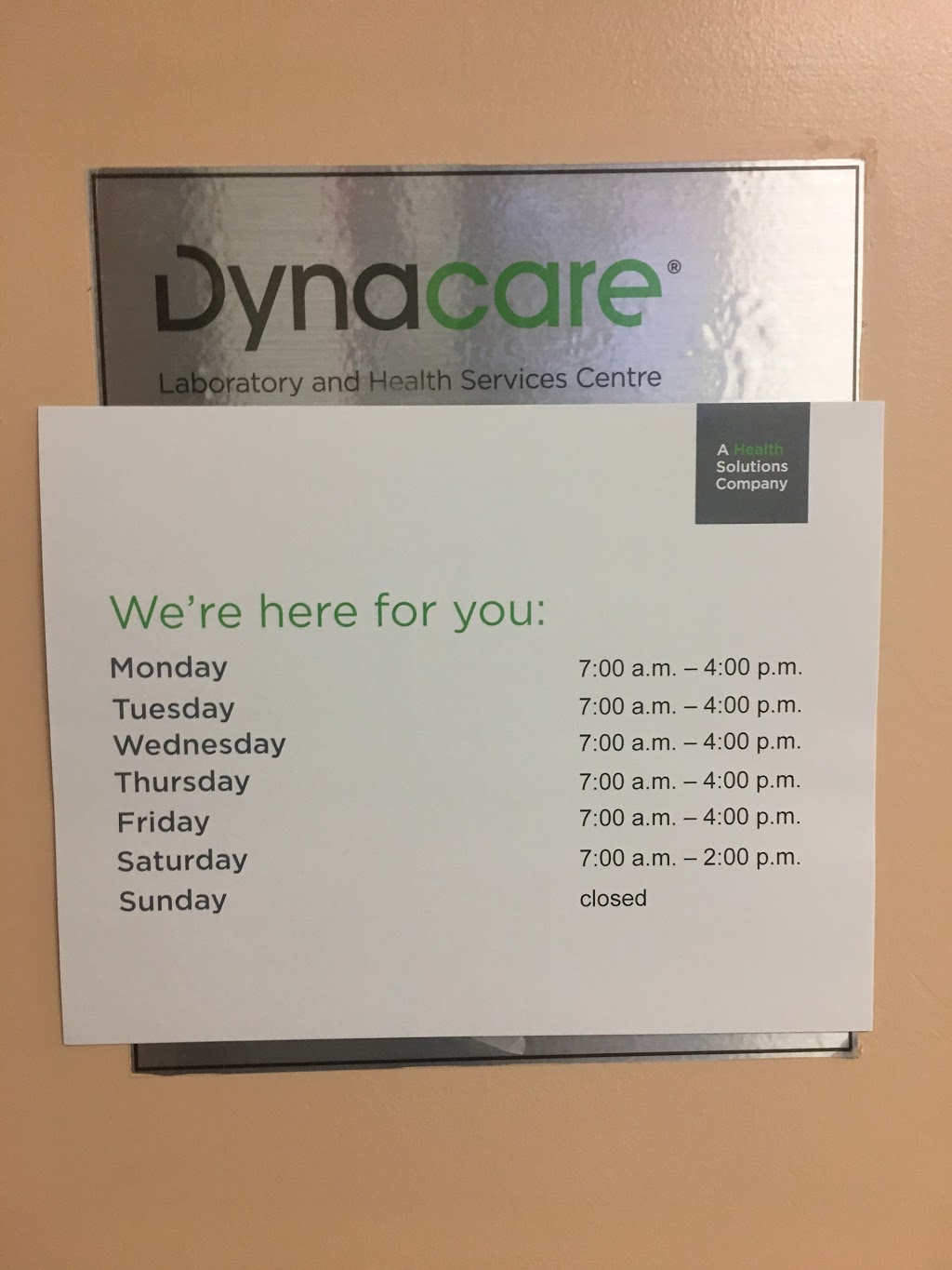 Dynacare Laboratory and Health Services Centre | 10 Unionville Gate #203, Unionville, ON L3R 0W7, Canada | Phone: (905) 305-7650