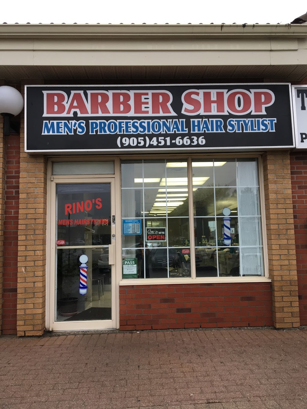 Rinos Barber Shop | 860 N Park Dr, Brampton, ON L6S 4N5, Canada | Phone: (905) 451-6636