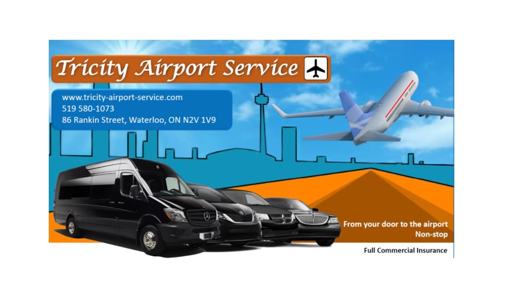 Tricity Airport Service | 86 Rankin St, Waterloo, ON N2V 1V9, Canada | Phone: (519) 580-1073