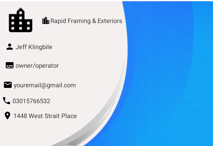 Rapid Framing & Exteriors Ltd. | #1448, Edmonton, AB T5S 1T6, Canada | Phone: (780) 884-9331