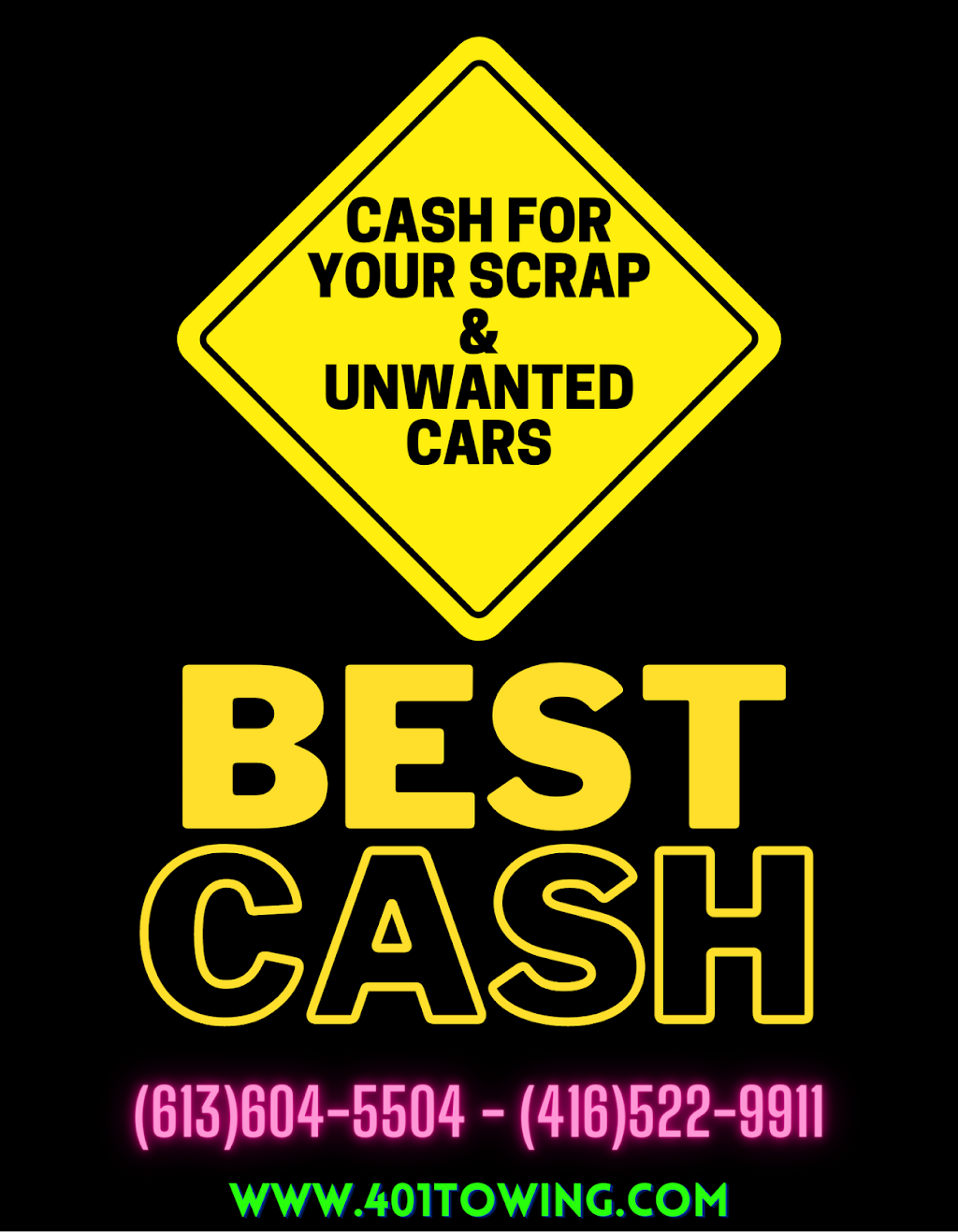 East 401 towing | 708 Carman Rd, Brighton, ON K0K 1H0, Canada | Phone: (416) 522-9911