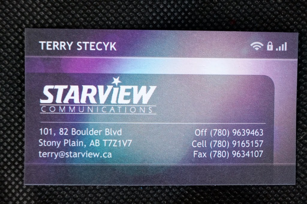 Starview Communications Ltd | 82 Boulder Blvd, Stony Plain, AB T7Z 1V7, Canada | Phone: (780) 963-9463