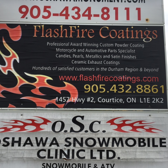 Flash Fire Coatings | 1457 King St E, Courtice, ON L1E 2K2, Canada | Phone: (905) 432-8861