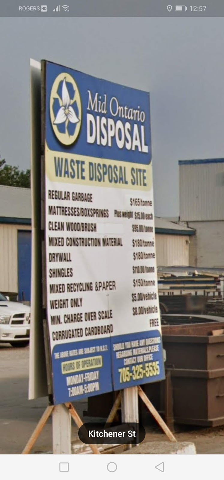 Mid Ontario Disposal | 24 Kitchener St, Orillia, ON L3V 6Z9, Canada | Phone: (705) 325-5535