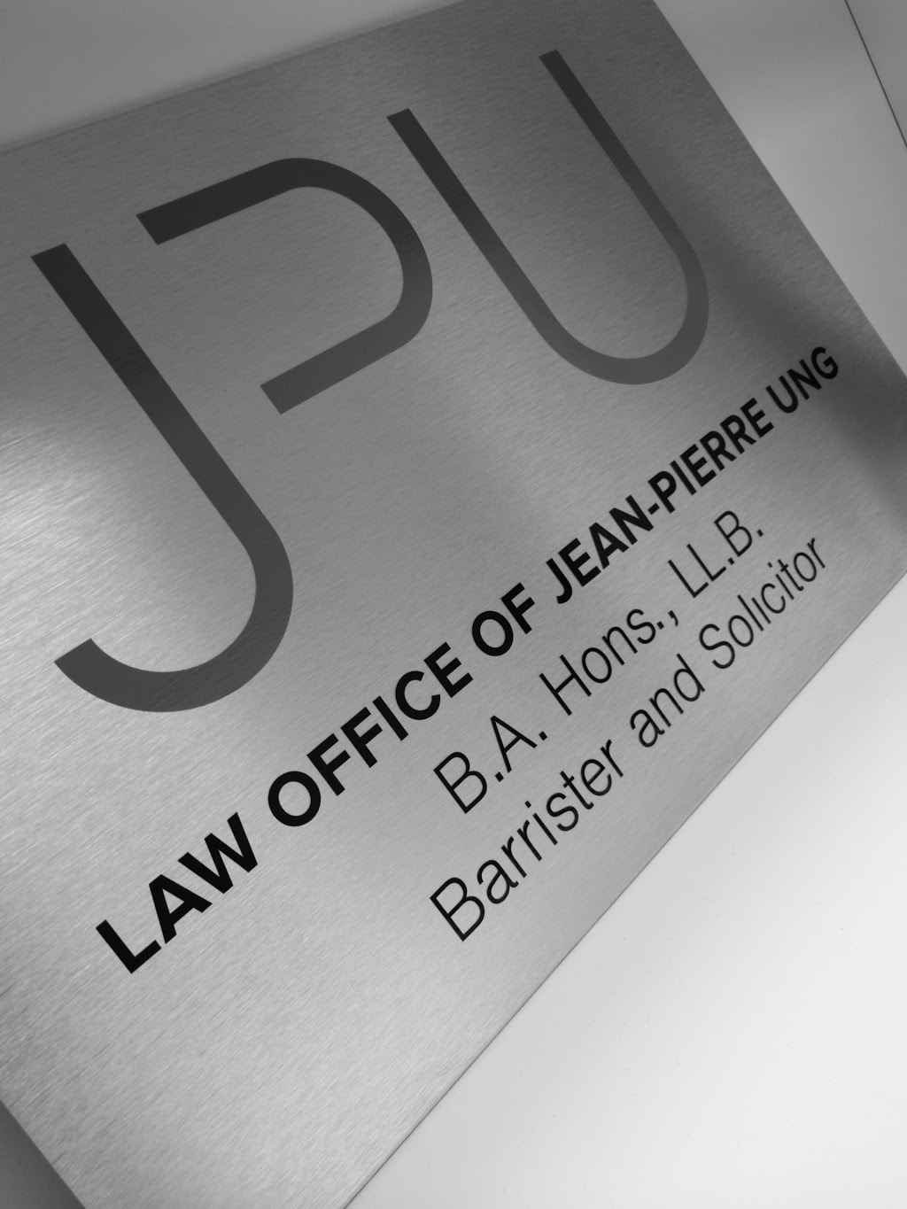 Law Office of Jean-Pierre Ung | 18 Crown Steel Dr Suite 303, Markham, ON L3R 9X8, Canada | Phone: (905) 554-8383