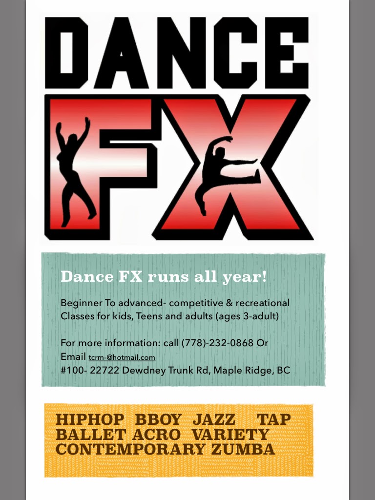 Dance FX School of Dance | 22722 Dewdney Trunk Rd #100, Maple Ridge, BC V2X 3K2, Canada | Phone: (778) 232-0868