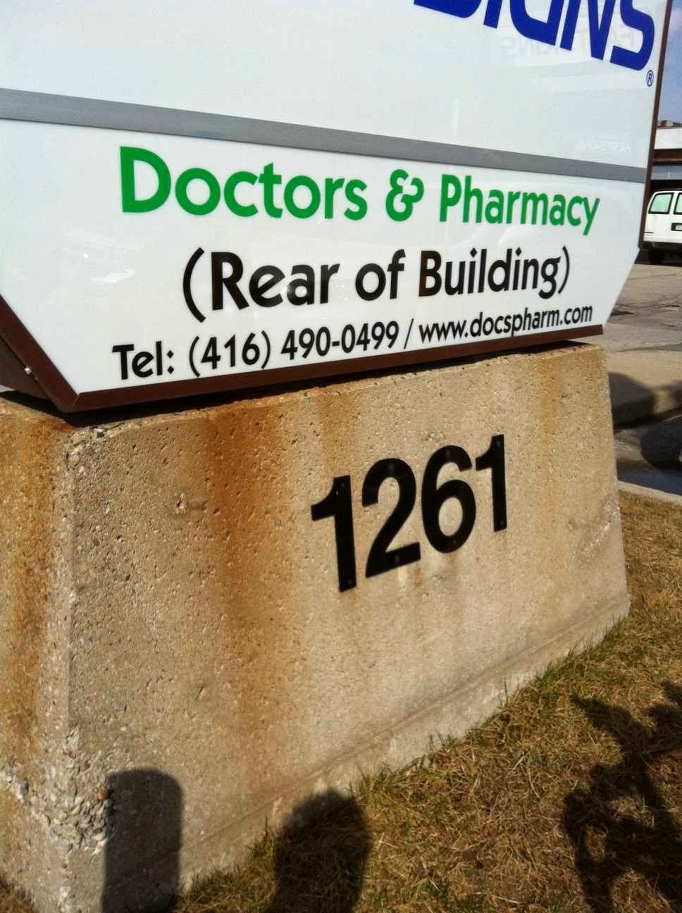 Doctors and pharmacy | 1261 Kennedy Rd, Scarborough, ON M1P 2L4, Canada | Phone: (416) 490-0499