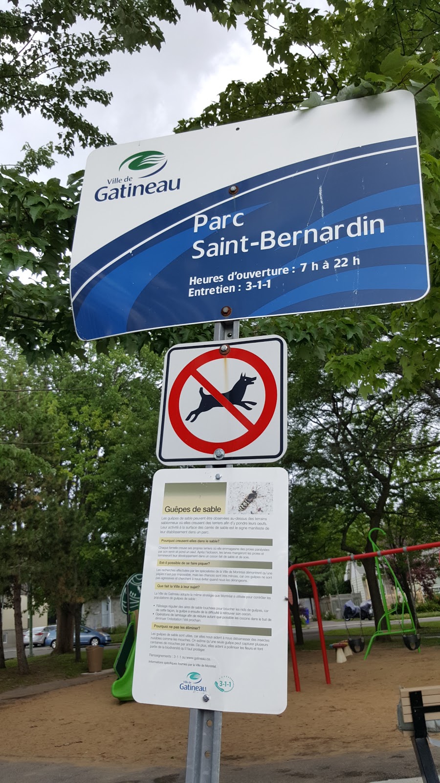 Parc Saint-Bernardin | 51 Rue Bourque, Gatineau, QC J8Y 1X4, Canada