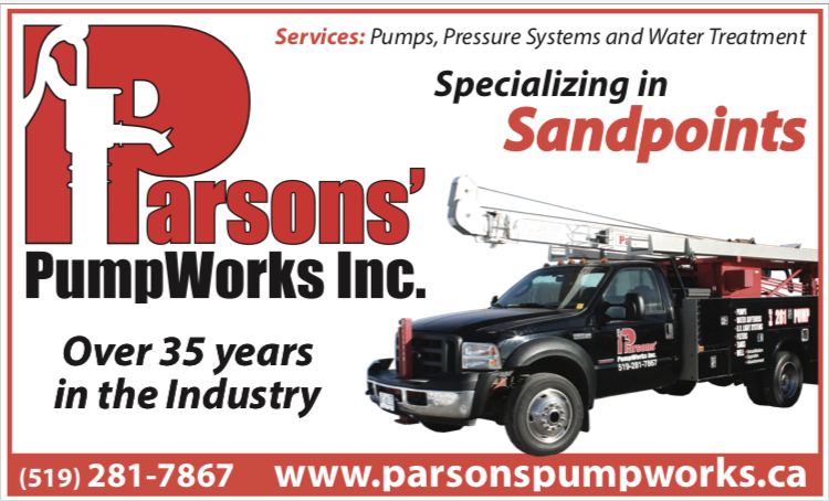 Parsons Pump Works Inc | 5 Sydenham Dr Office, Ilderton, ON N0M 2A0, Canada | Phone: (519) 281-7867