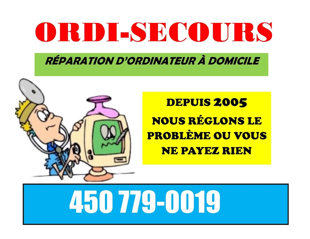 Ordi Secours-Réparations à domicile | 3A6, 2020 Rue Girouard O, Saint-Hyacinthe, QC J2S 3A7, Canada | Phone: (450) 779-0019