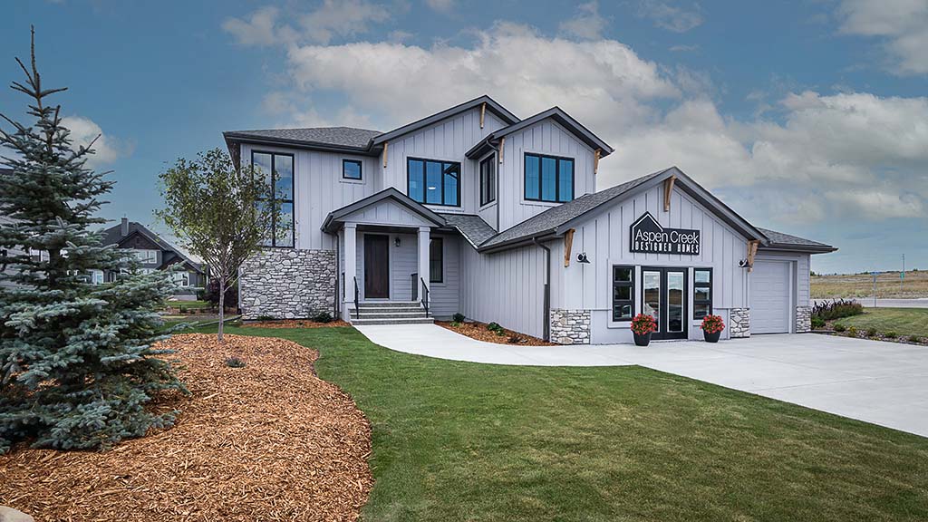 Aspen Creek Designer Homes - MonTerra | 43 Monterra Court, Cochrane, AB T4C 0H1, Canada | Phone: (403) 981-6132