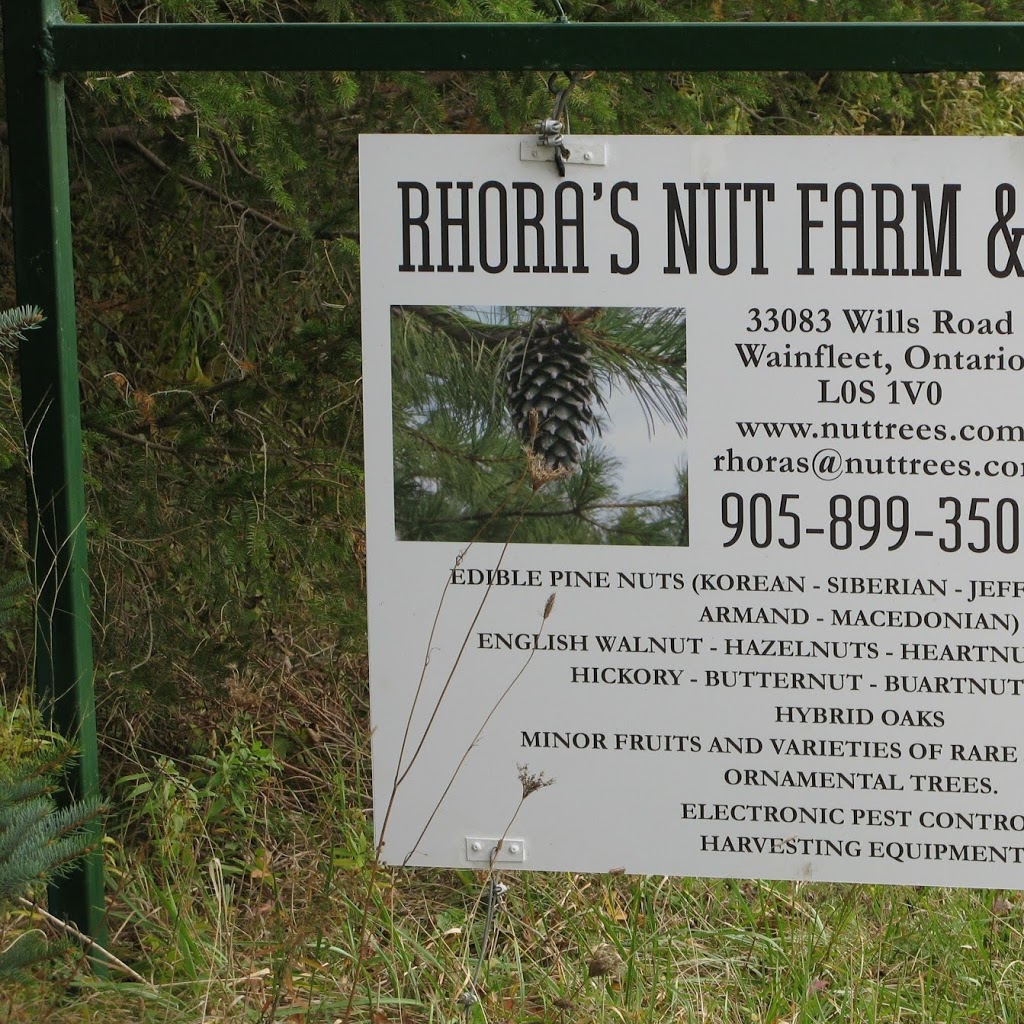 Rhoras Nut Farm & Nursery | 33083 Wills Rd, Wainfleet, ON L0S 1V0, Canada | Phone: (905) 899-3508