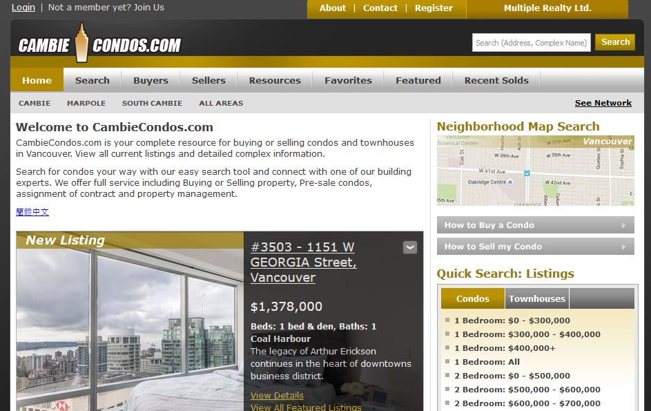 CambieCondos.Com | 9780 Cambie Rd. #110, Richmond, BC V6X 1K4, Canada | Phone: (778) 318-7558