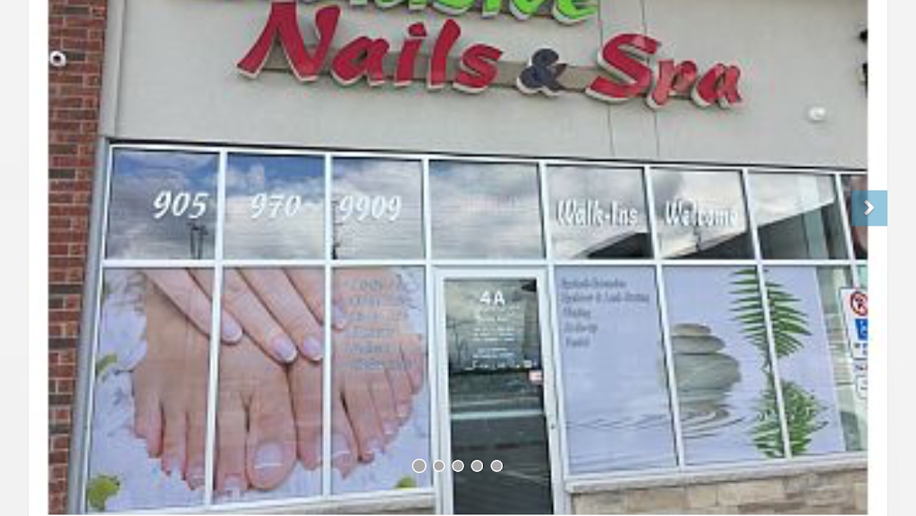 Exclusive Nails & Spa | 15 Fandor Way #4A, Brampton, ON L7A 4S2, Canada | Phone: (905) 970-9909