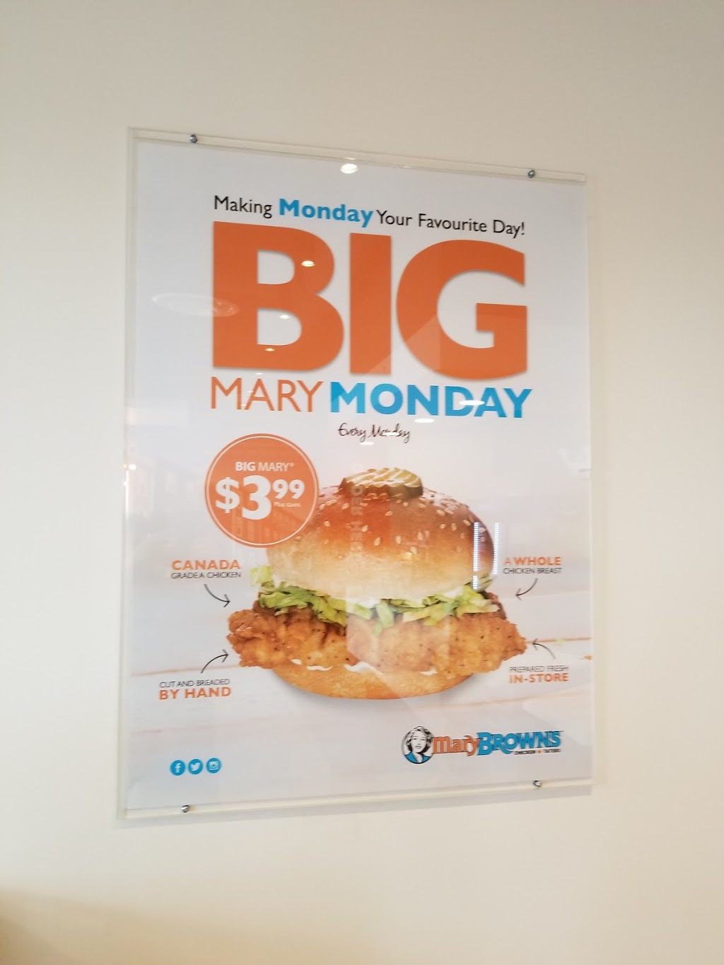 Mary Browns | 55 Sage Creek Blvd, Winnipeg, MB R3X 0N3, Canada | Phone: (204) 255-4045