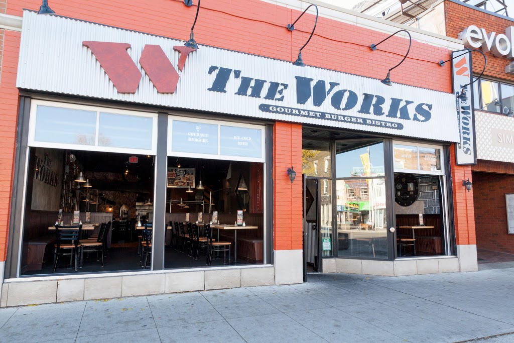 The WORKS Gourmet Burger Bistro | 2245 Bloor St W, Toronto, ON M6S 1N8, Canada | Phone: (647) 748-7666