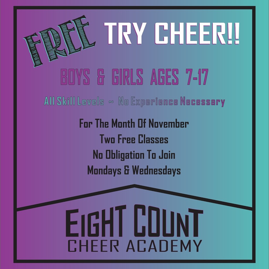 Eight Count Cheer Academy | 85 Edgar St, Chatham, ON N7M 1V6, Canada | Phone: (519) 358-7728