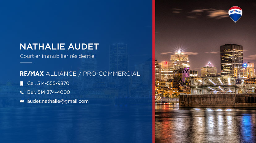 Nathalie Audet - Real Estate Broker ReMax Alliance | 5000 LAssomption, Montréal, QC H1T 0A4, Canada | Phone: (514) 966-4417