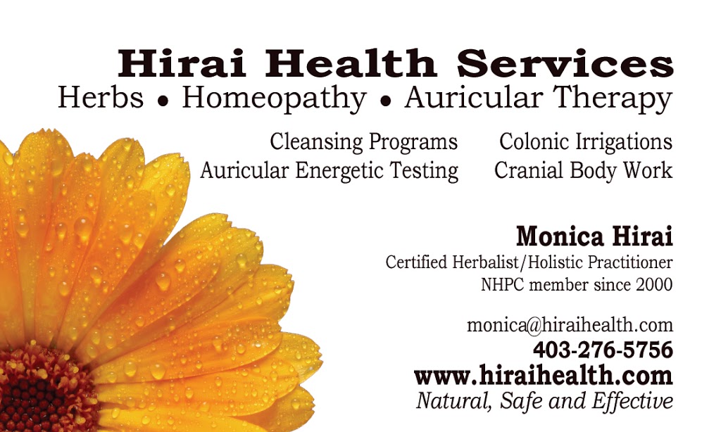 Monica Hirai R.H., Manager at Hirai Health Services | 2316 Maunsell Dr NE, Calgary, AB T2E 6A2, Canada | Phone: (403) 276-5756