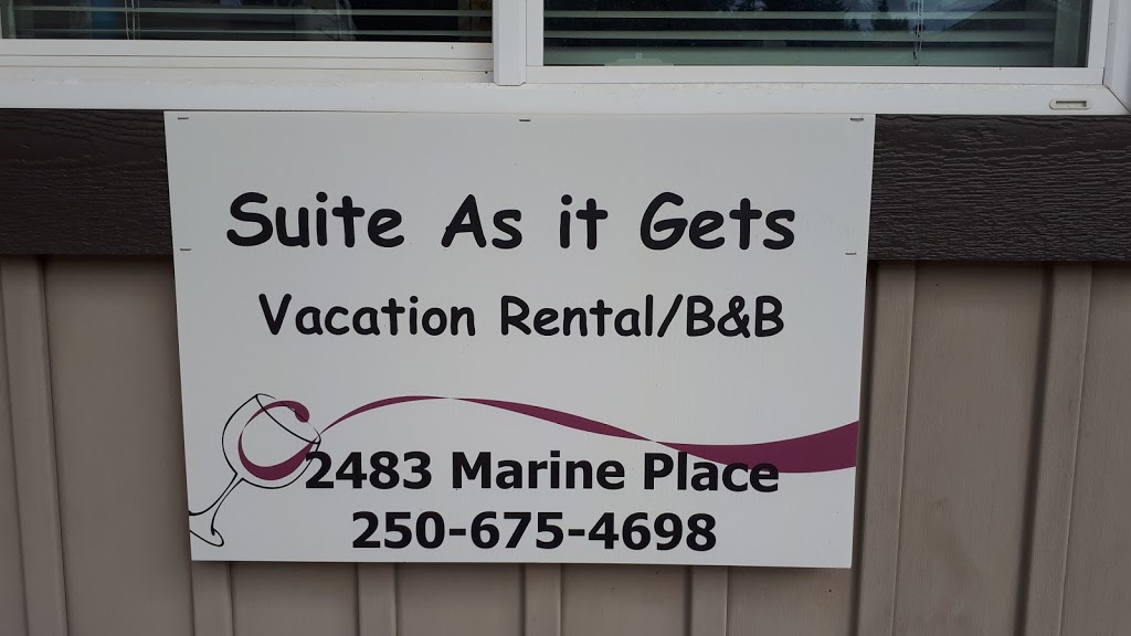 Suite As it Gets Vacation Rental/B&B | 2483 Marine Pl, Blind Bay, BC V0E 1H1, Canada | Phone: (250) 675-4698