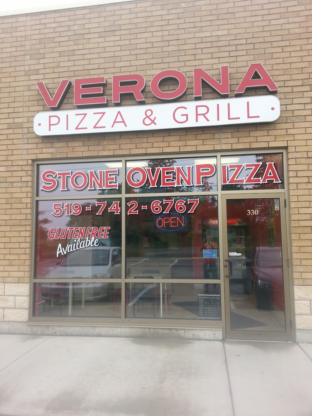 Verona Pizza and Grill | 1193 Fischer-Hallman Rd, Kitchener, ON N2R 0H3, Canada | Phone: (519) 742-6767