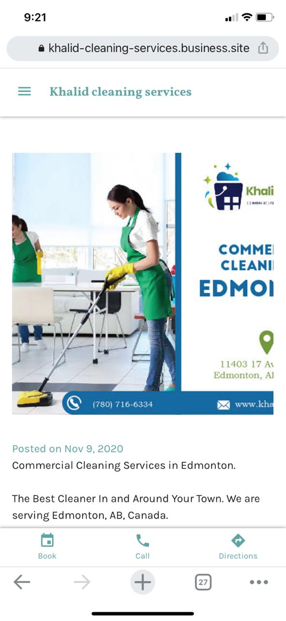 Khalid cleaning | 11403 17 Ave SW #1, Edmonton, AB T6W 2J6, Canada | Phone: (780) 716-6334